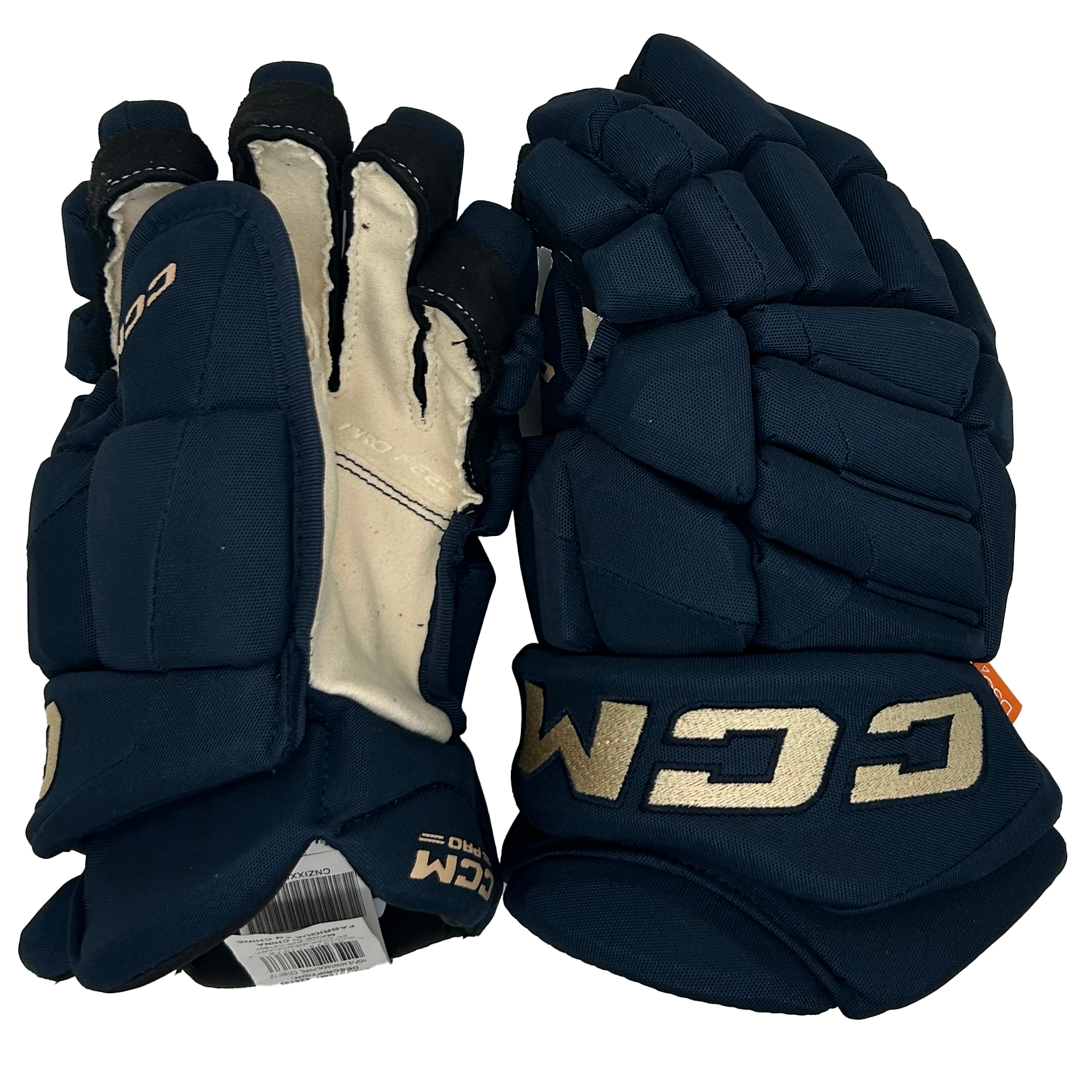 CCM HGJS - PWHL Pro Stock Glove - Montreal Victoire (Navy/Gold)