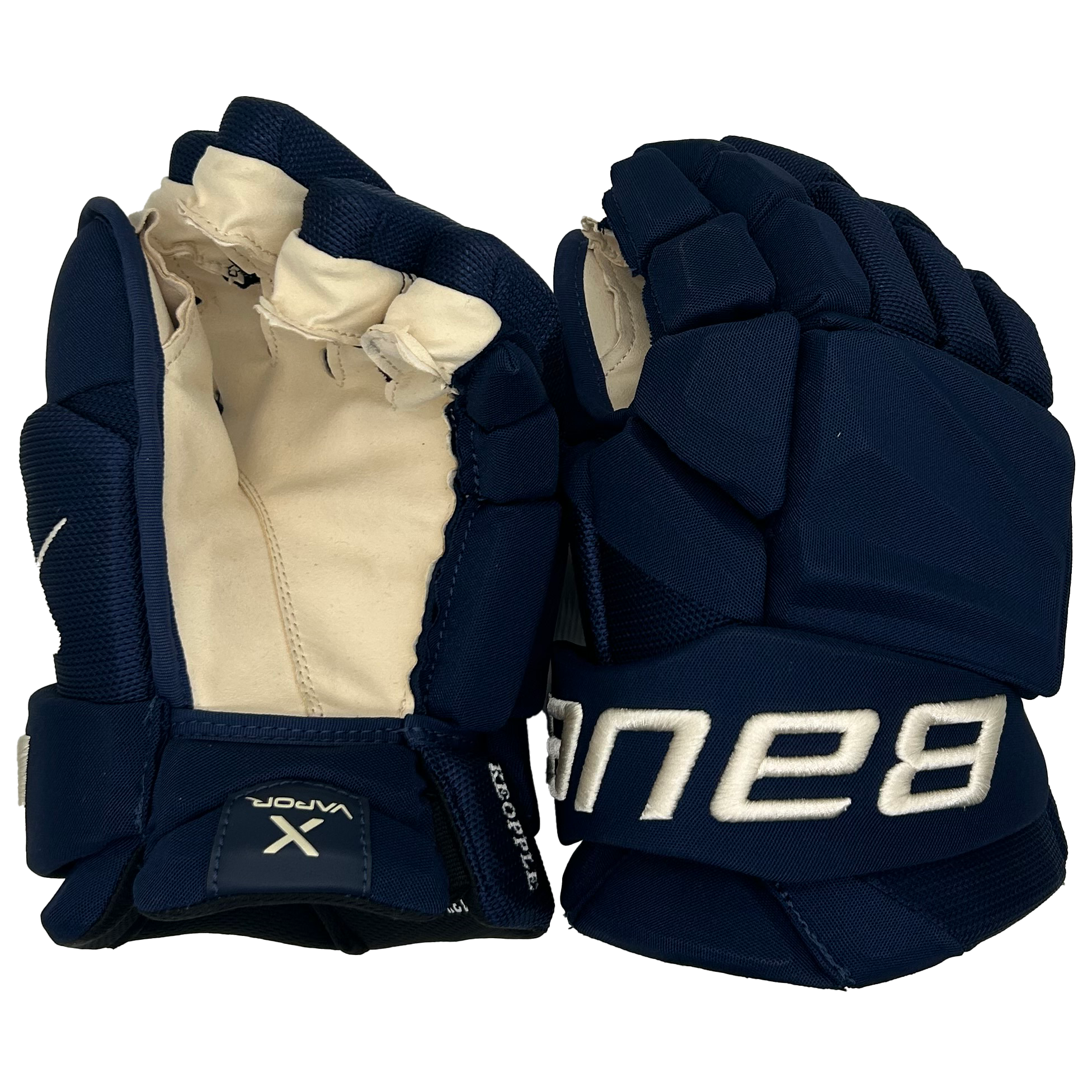 Bauer Vapor Hyperlite - PWHL Pro Stock Glove - Montreal Victoire (Navy/Gold)