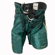 Bauer Supreme - Pantalon de hockey d'occasion NCAA (vert/jaune)
