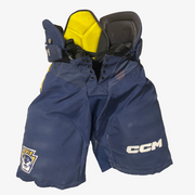 CCM HPTK - Pantalon de hockey Pro Stock d'occasion (bleu marine/jaune)