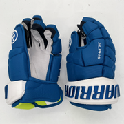 Warrior Alpha DX - Gant NHL Pro Stock - Jayson Megna (Bleu/Blanc)