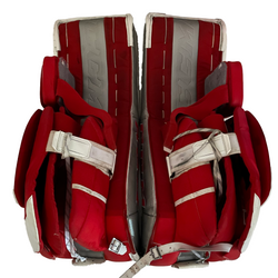 CCM Extreme Flex 5 - Ensemble de gardien de but complet Pro Stock d'occasion (rouge/blanc)