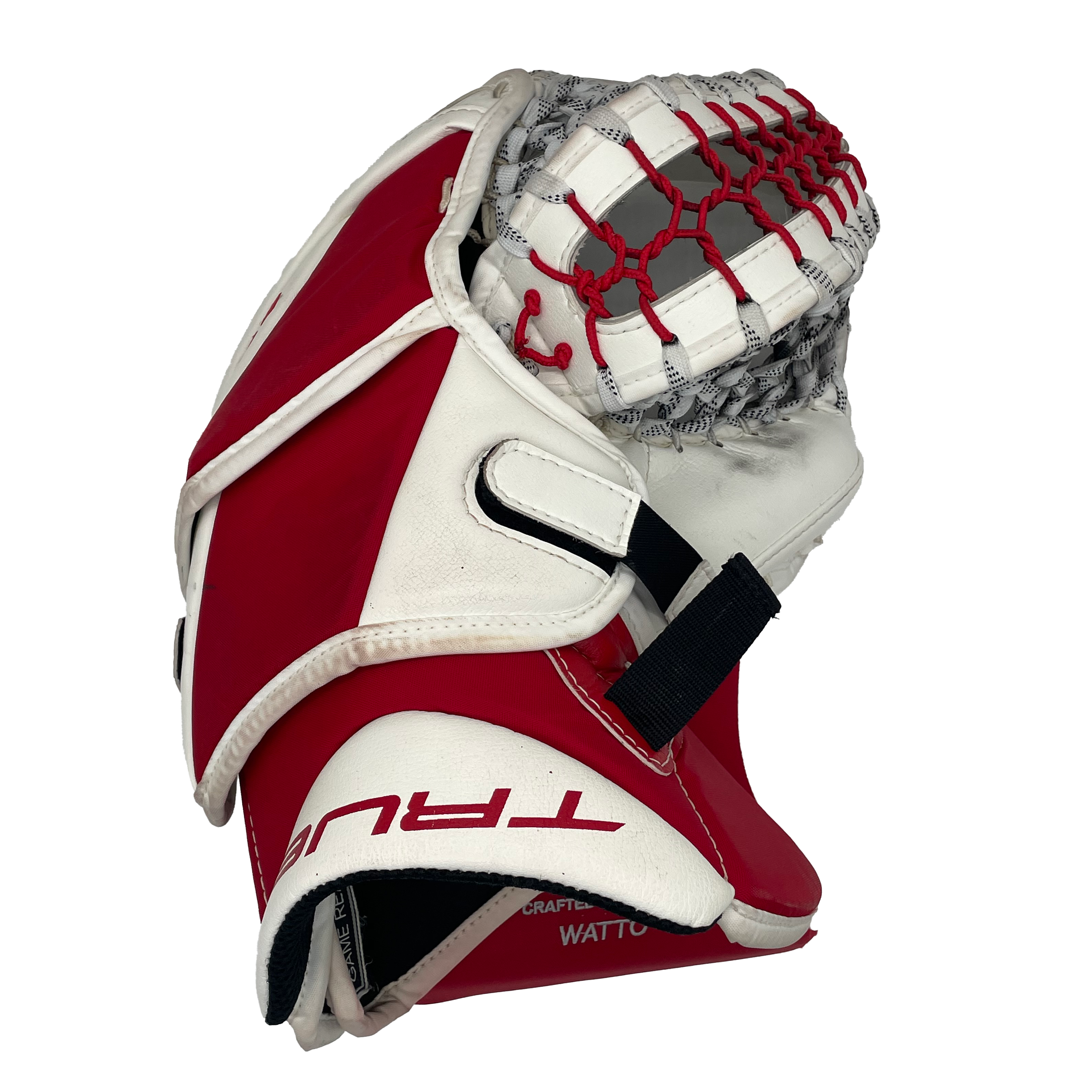 True L12.2 - Ensemble de gardien de but complet Pro Stock d'occasion (blanc/rouge)