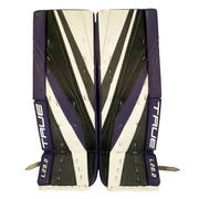 True L20.2 - Jambières de gardien Pro Stock d'occasion (violet/blanc)