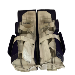 True L20.2 - Jambières de gardien Pro Stock d'occasion (violet/blanc)
