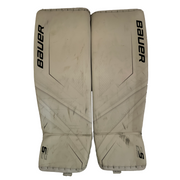 Bauer Supreme 2S Pro - Jambières de gardien de but Pro Stock d'occasion (blanches)