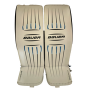 Bauer Vapor HyperLite – Nouvelles protections de gardien Pro Stock (blanc/bleu)
