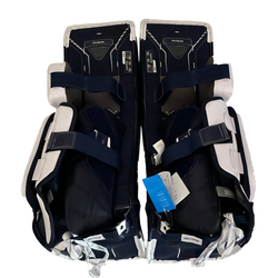 Bauer Vapor HyperLite – Nouvelles protections de gardien Pro Stock (blanc/bleu)