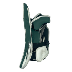 CCM Extreme Flex 5 - Bloqueur de gardien de but professionnel d'occasion (blanc/vert)
