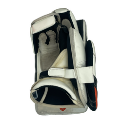 Véritable HZRDUS PX4 - Bloqueur de gardien de but professionnel d'occasion - Felix Sandström (blanc/orange)