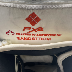 Véritable HZRDUS PX4 - Bloqueur de gardien de but professionnel d'occasion - Felix Sandström (blanc/orange)