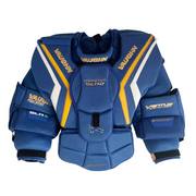 Vaughn Ventus SLR2 Pro Carbon - Used Pro Stock Goalie Chest Protector (Blue/Gold/White)