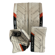 True HZRDUS PX4 - Ensemble complet de gardien de but Pro Stock d'occasion - Felix Sandstrom - (Blanc/Noir/Orange)