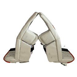 True HZRDUS PX4 - Ensemble complet de gardien de but Pro Stock d'occasion - Felix Sandstrom - (Blanc/Noir/Orange)