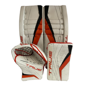 True L12.2 - Ensemble complet de protections de gardien de but Pro Stock d'occasion (blanc/noir/orange)