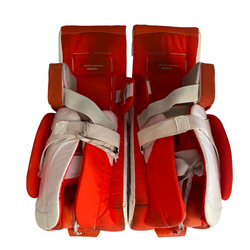 True L12.2 - Ensemble complet de protections de gardien de but Pro Stock d'occasion (blanc/noir/orange)