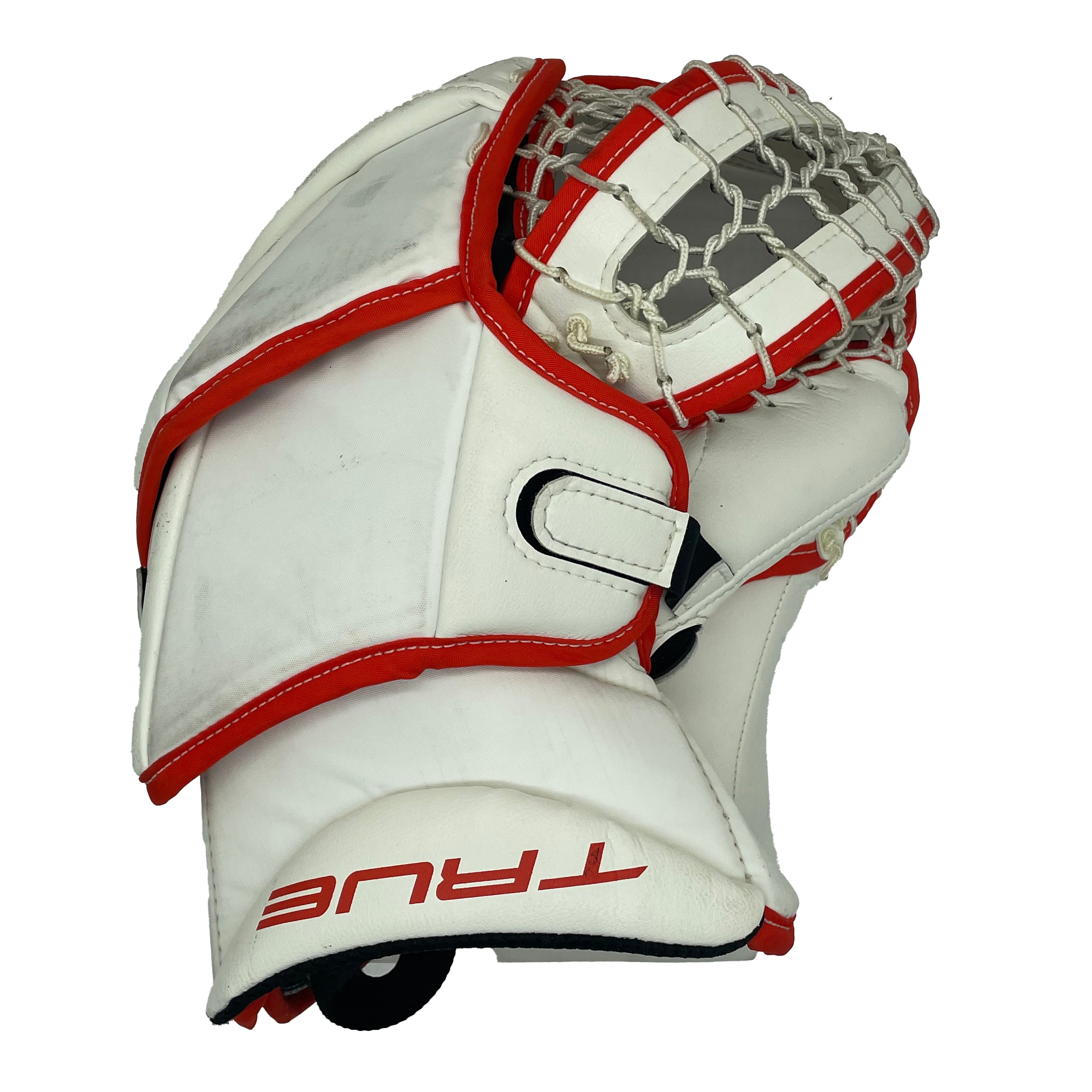 True L12.2 - Ensemble complet de protections de gardien de but Pro Stock d'occasion (blanc/noir/orange)