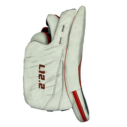 True L12.2 - Ensemble complet de protections de gardien de but Pro Stock d'occasion (blanc/noir/orange)
