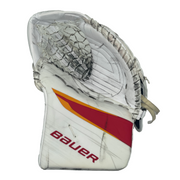 Bauer Vapor Hyperlite 2 - Gant de gardien Pro Stock d'occasion - Jacob Markstrom (blanc/rouge/jaune)