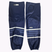 ECHL - Chaussettes de hockey AK d'occasion (bleu marine/blanc)