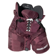 Bauer Nexus - Pantalon de hockey NCAA Pro Stock d'occasion (bordeaux)