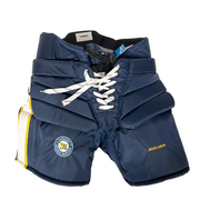 Bauer Pro - Pantalon de gardien NCAA Pro Stock (bleu marine/blanc/jaune)