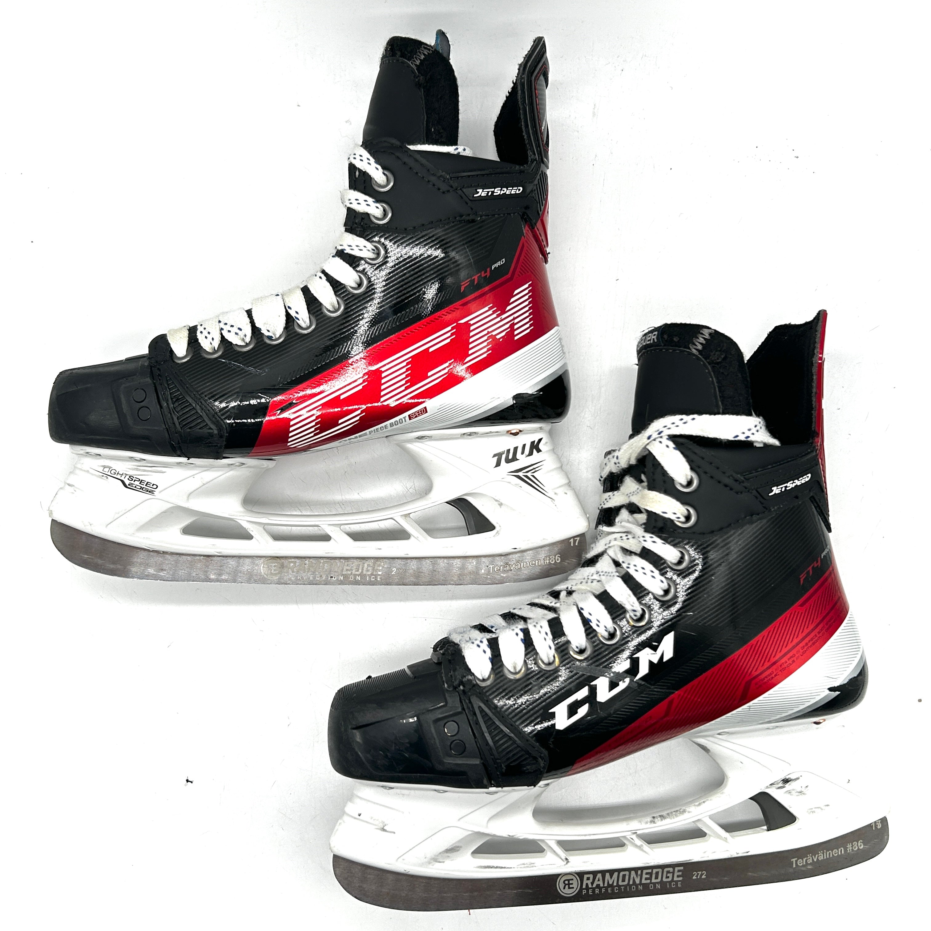 CCM Jetspeed FT4 Pro - Used NHL Pro Stock Skates - Teuvo Teräväinen - Size 7.5