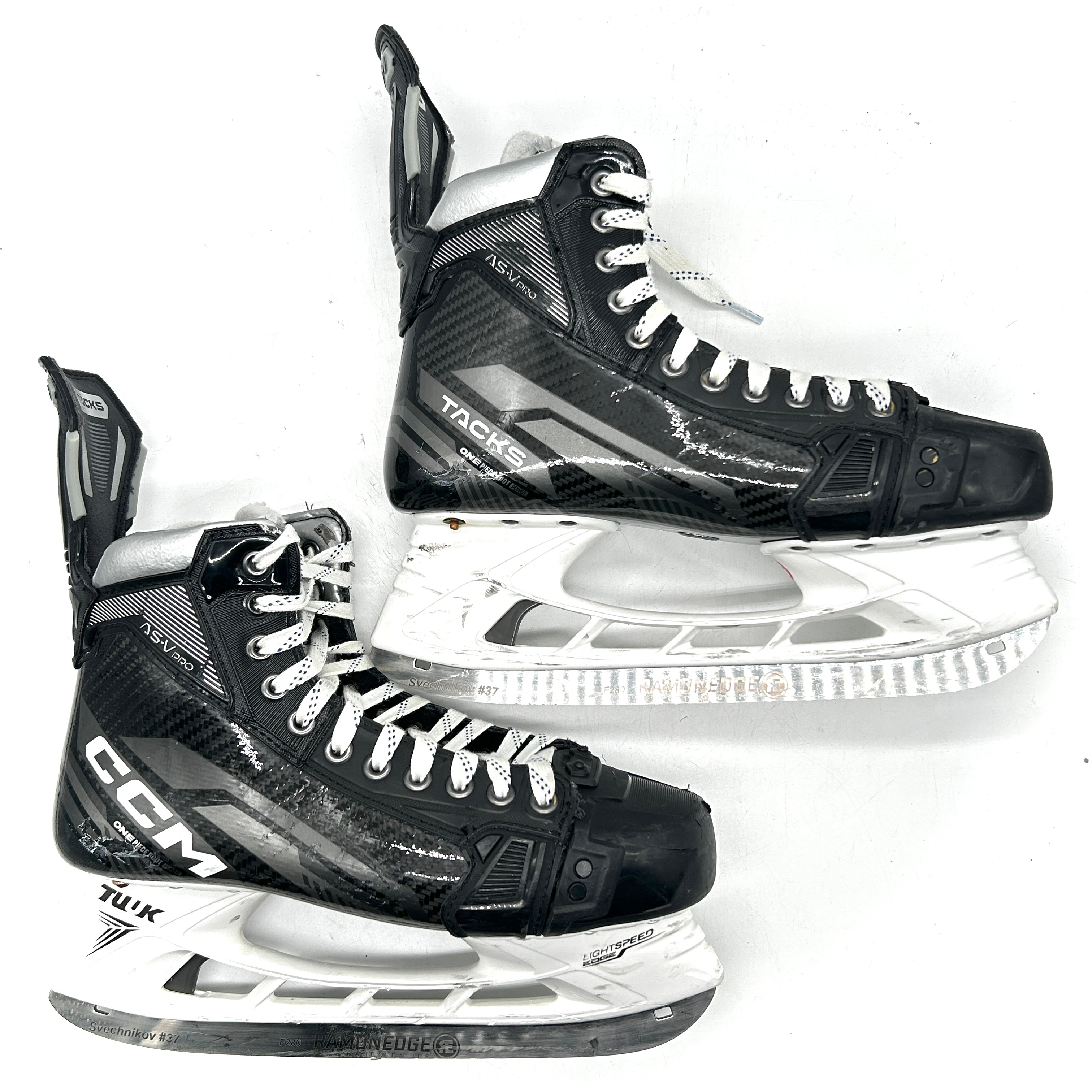 CCM Tacks AS-V Pro - Used NHL Pro Stock Skates - Eric Robinson - Size 8.5 #4