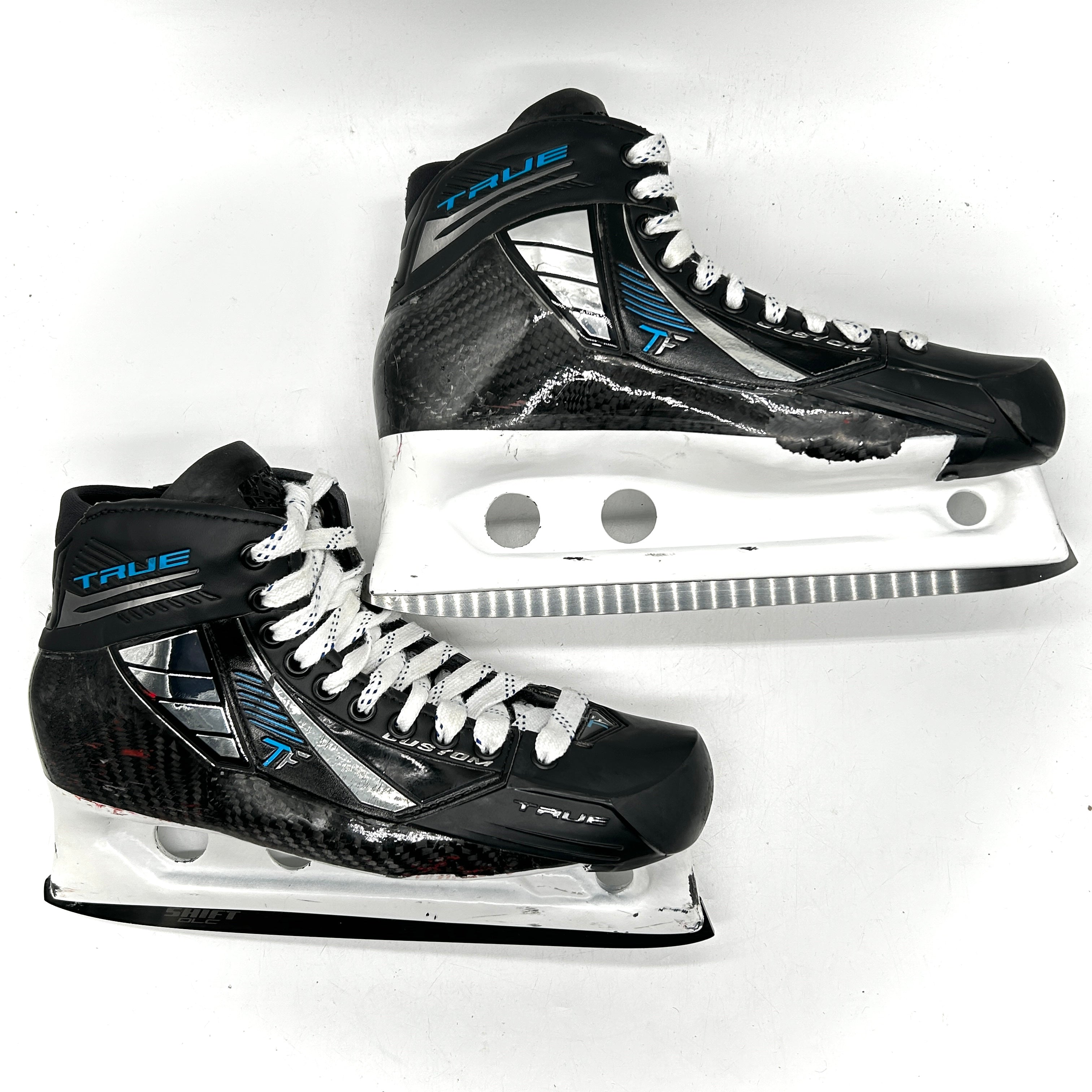 TRUE Pro Custom - Used NHL Pro Stock Goalie Skates - Freddie Anderson - Size 9.5
