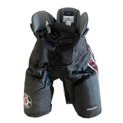 Bauer Nexus - Pantalon de hockey NCAA Pro Stock (noir/bordeaux/blanc)