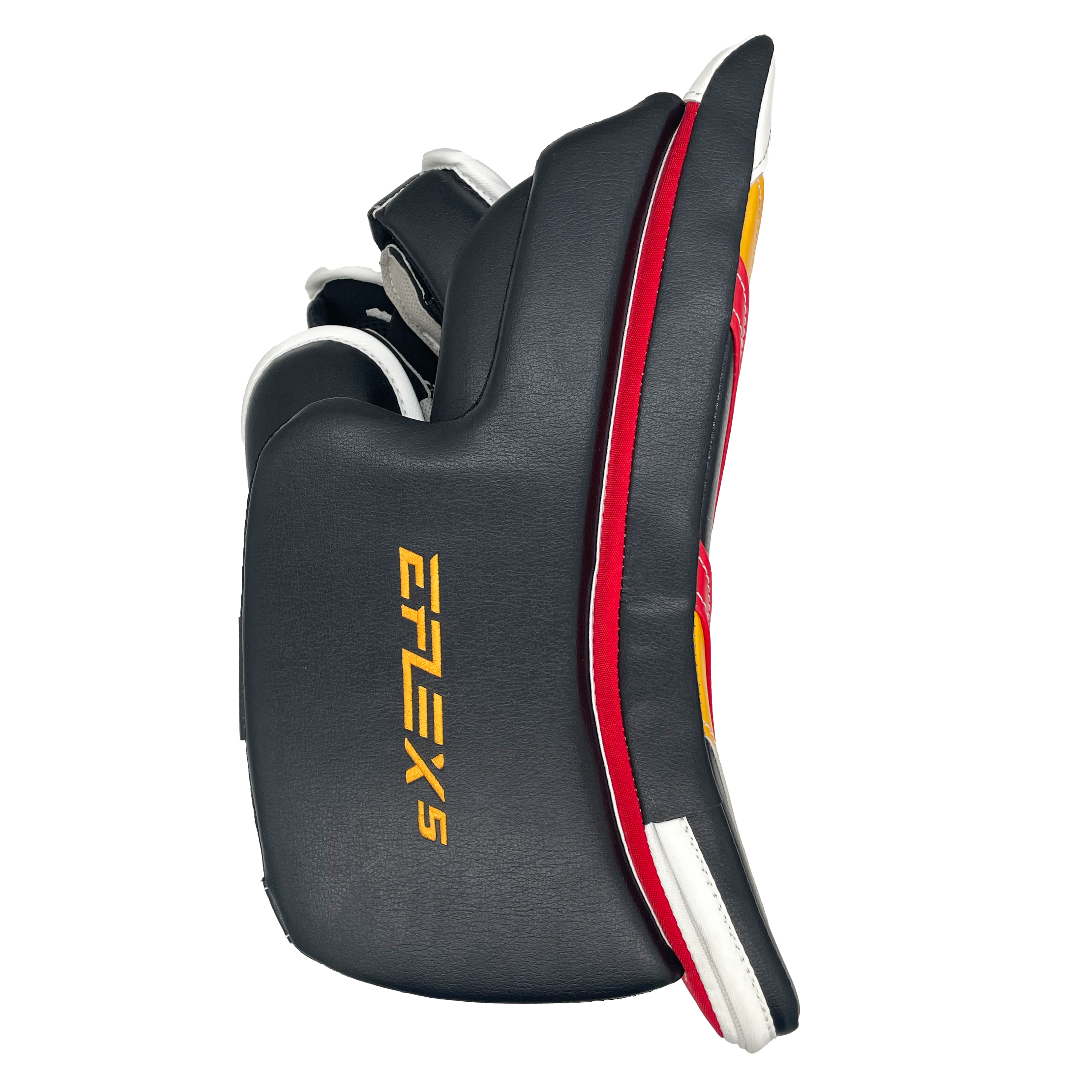 CCM Extreme Flex 5 - New Pro Stock Goalie Glove Set - Oscar Dansk (Black/Red/Yellow)