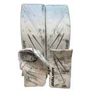 Bauer Vapor Hyperlite 2 - Ensemble de gardien de but complet Pro Stock Senior d'occasion (blanc)