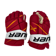 Bauer Vapor 2X Pro – Gant NHL Pro Stock – Trevor Lewis (rouge/jaune/blanc) 