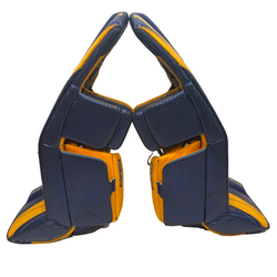 Brians Gnetik 4 - Ensemble complet de gardien de but senior Pro Stock d'occasion (bleu/jaune)