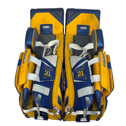 Brians Gnetik 4 - Ensemble complet de gardien de but senior Pro Stock d'occasion (bleu/jaune)