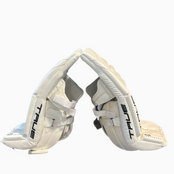 True Catalyst 7X3 - New Goalie Pad Set - Intermediate (White)