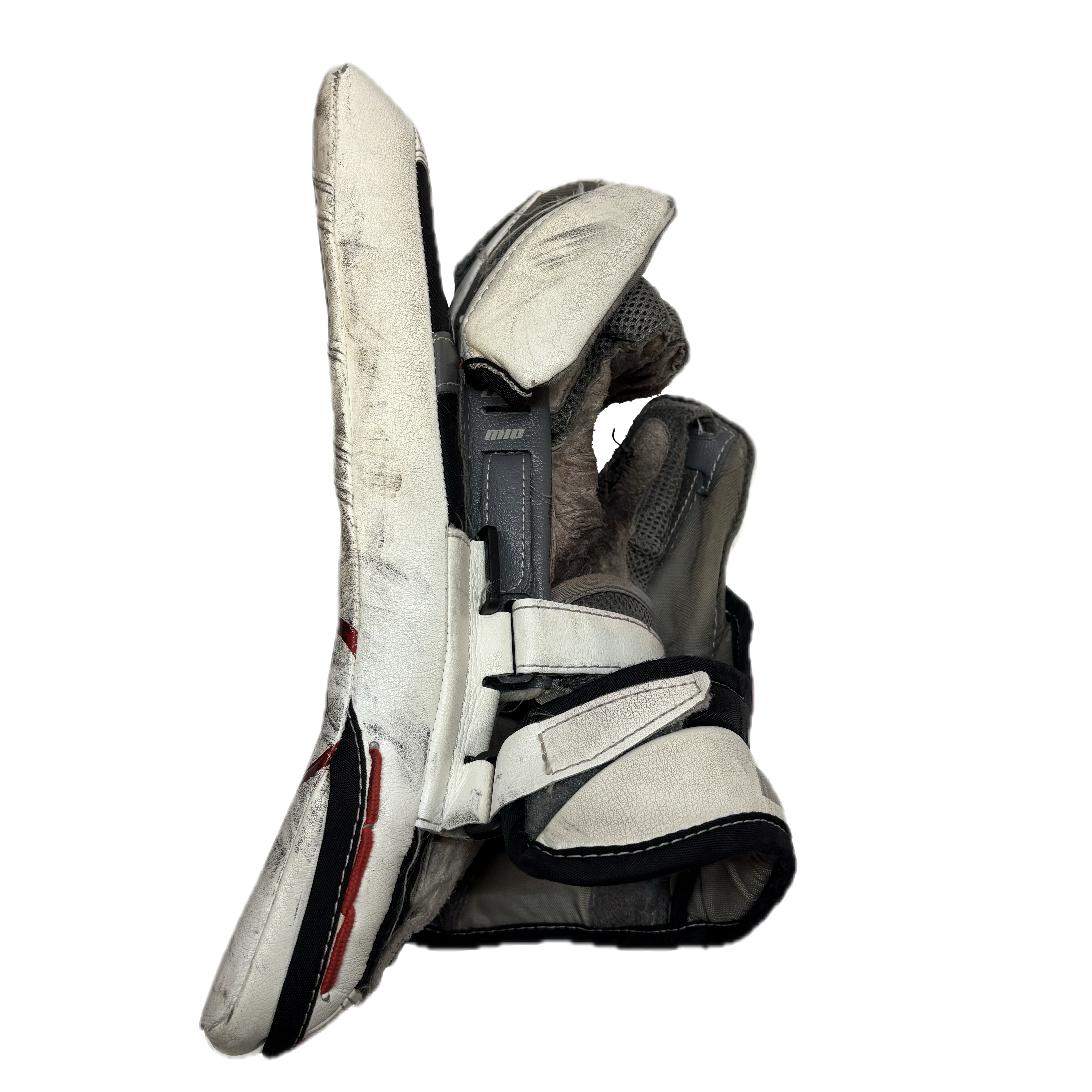 Warrior Ritual G3 Pro - Used Senior Goalie Blocker (White/Black/Red)