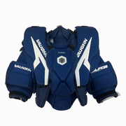 Plastron de gardien de but Vaughn SLR3 Pro Carbon d'occasion (bleu marine)