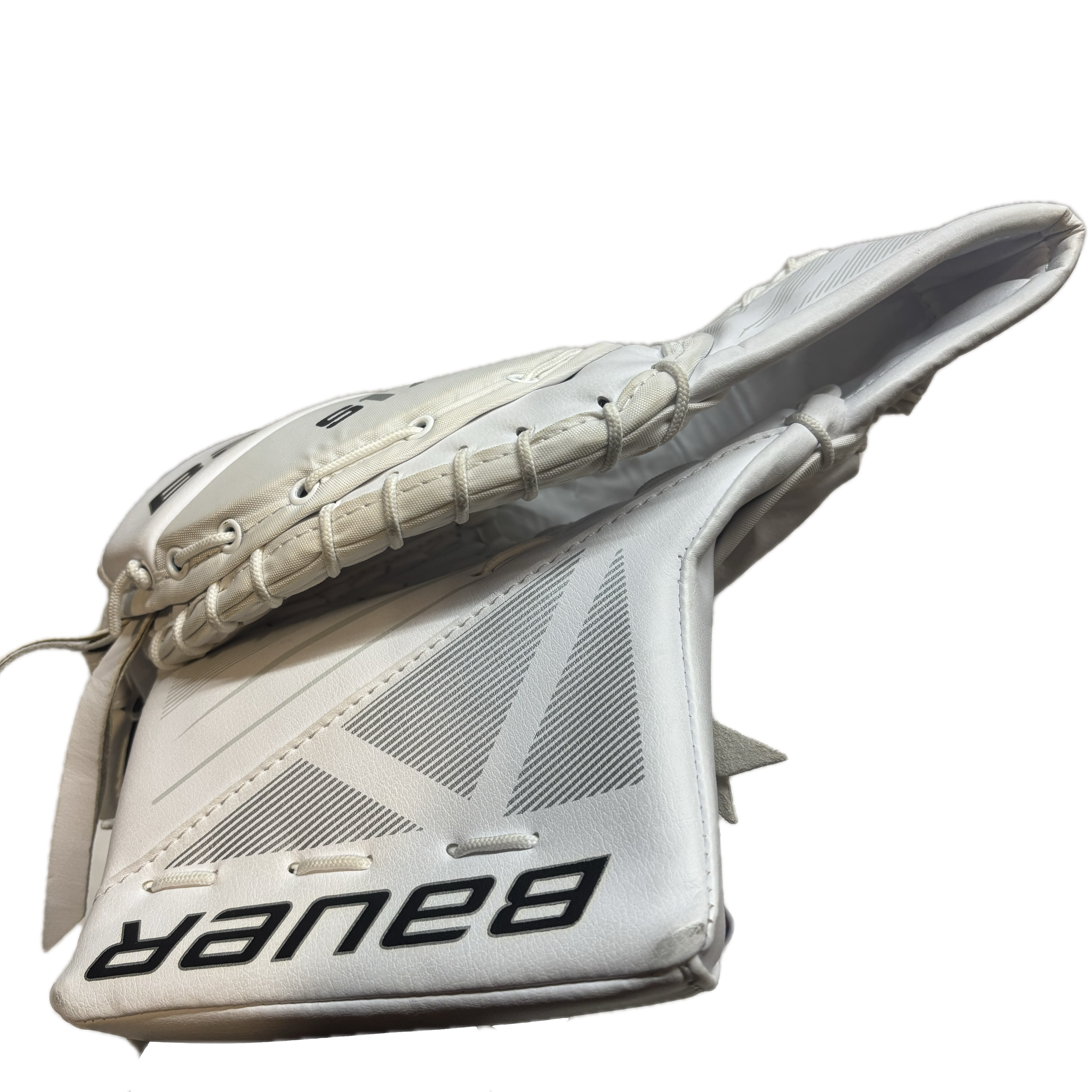 Bauer Supreme S170 - New Full Right Goalie Trapper - Junior (White)