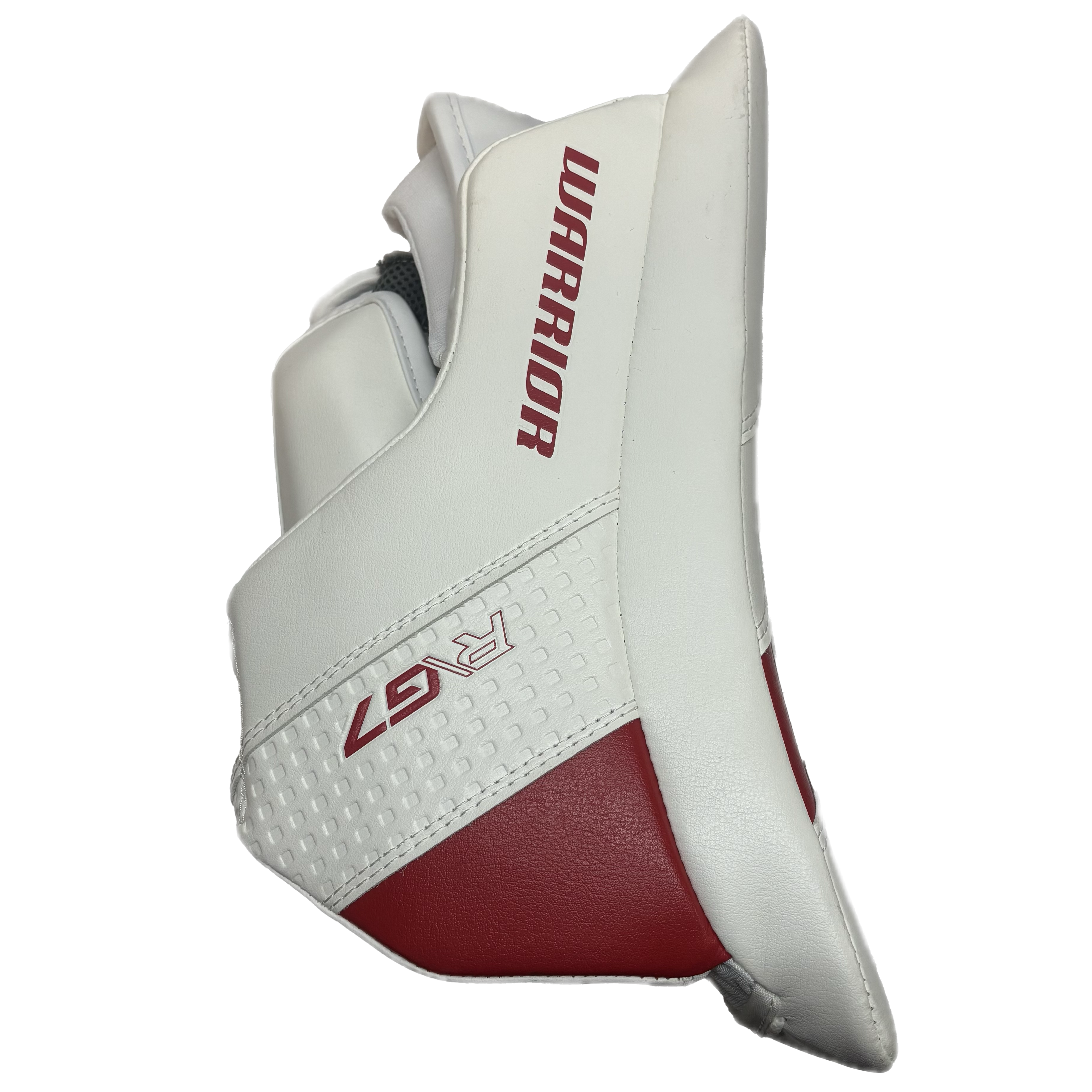 Warrior RG7 Pro - New Goalie Blocker - Intermediate (White/Red)