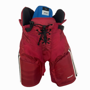 Bauer Nexus - Pantalon de hockey NCAA Pro Stock (cramoisi/blanc/noir)