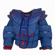 Bauer Vapor Hyperlite - Plastron de gardien de but Pro Stock d'occasion (bleu/rouge)