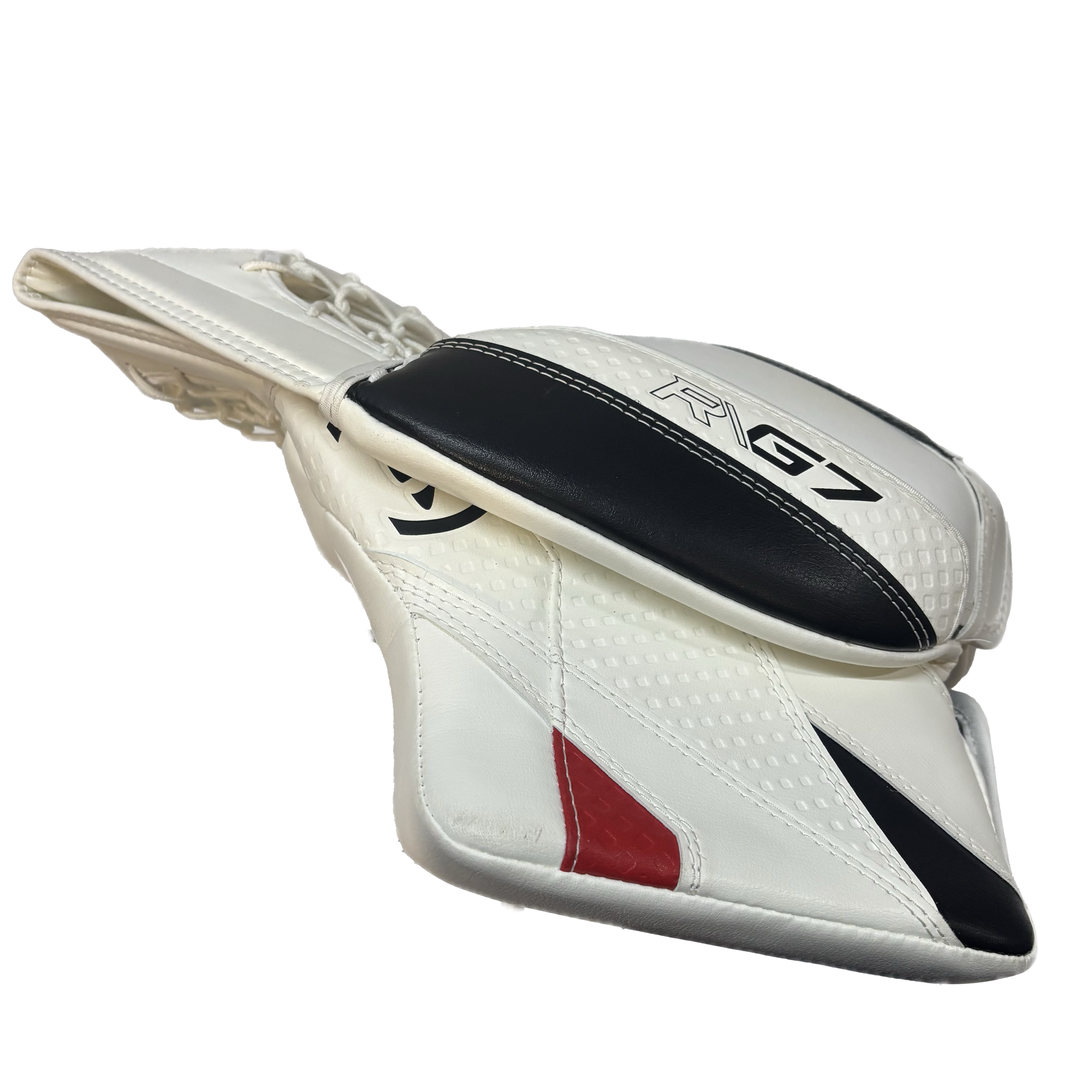 Warrior RG7.1 - New Goalie Trapper (White/Black/Red)