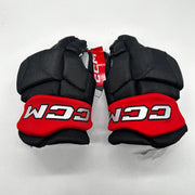 CCM HGJSCHLPP - Pro Stock Hockey Glove (Black/Red)