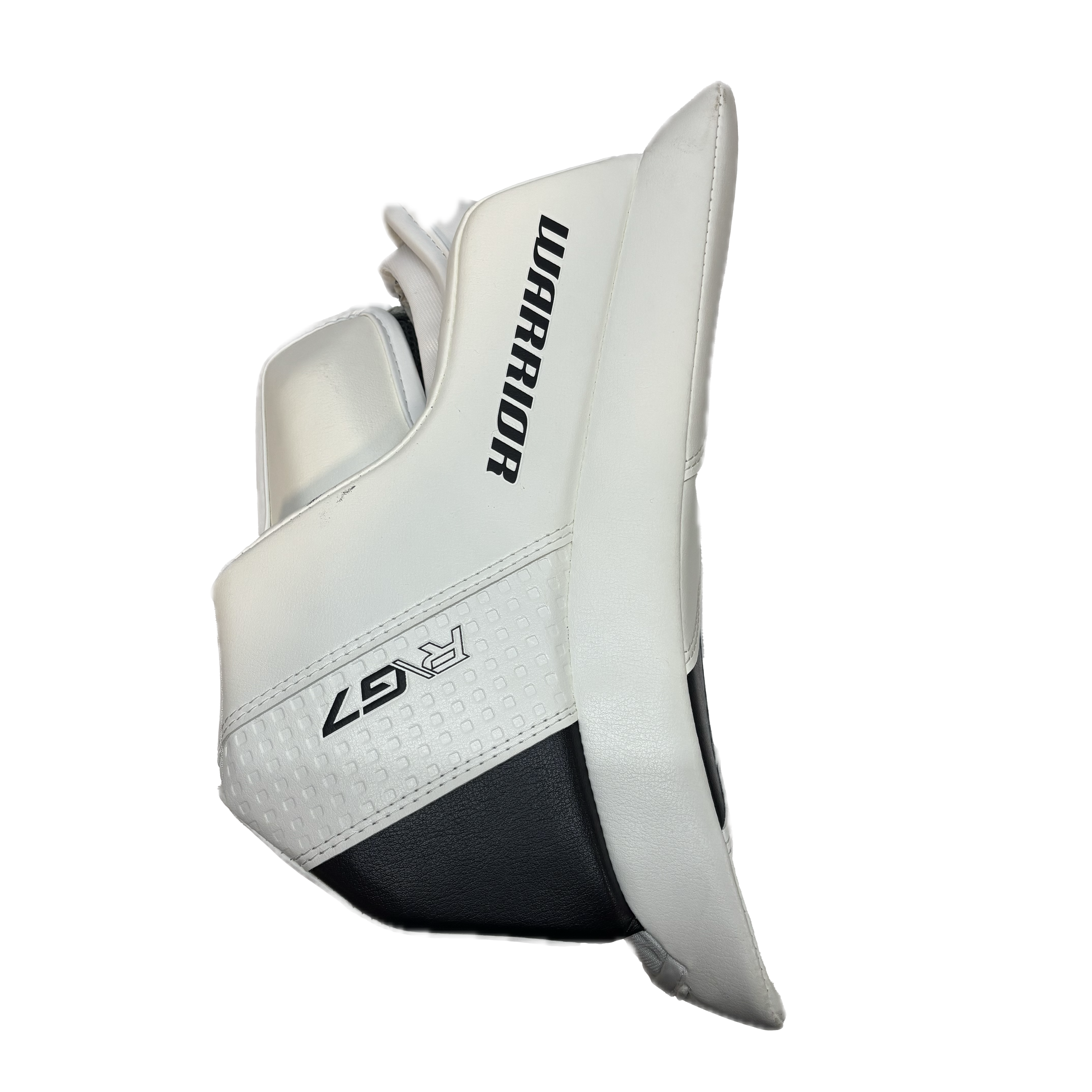 Warrior RG7 Pro - New Goalie Blocker (White/Black/Red)