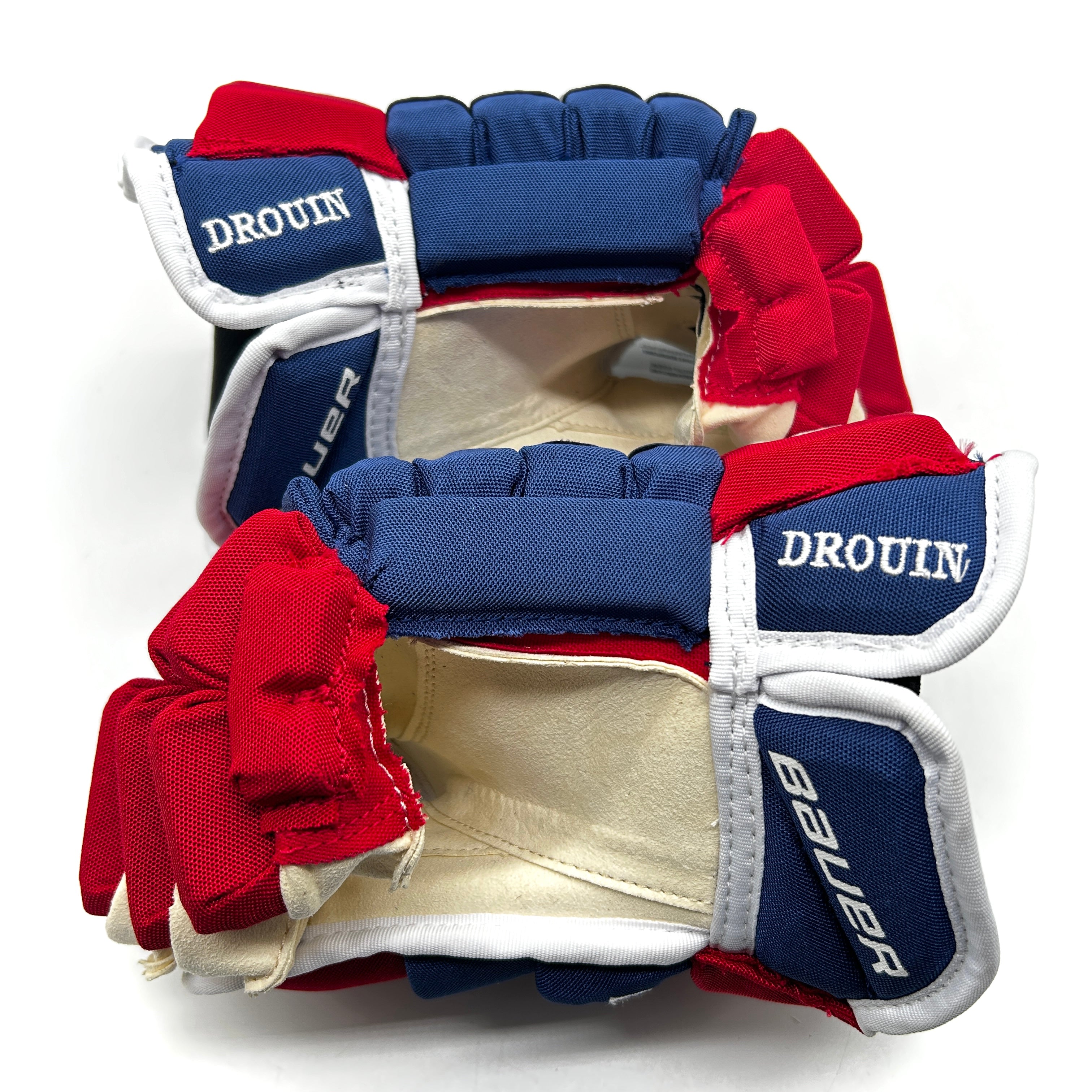 Bauer Pro Series - NHL Pro Stock Gloves - Jonathan Drouin (Blue/Red/White)