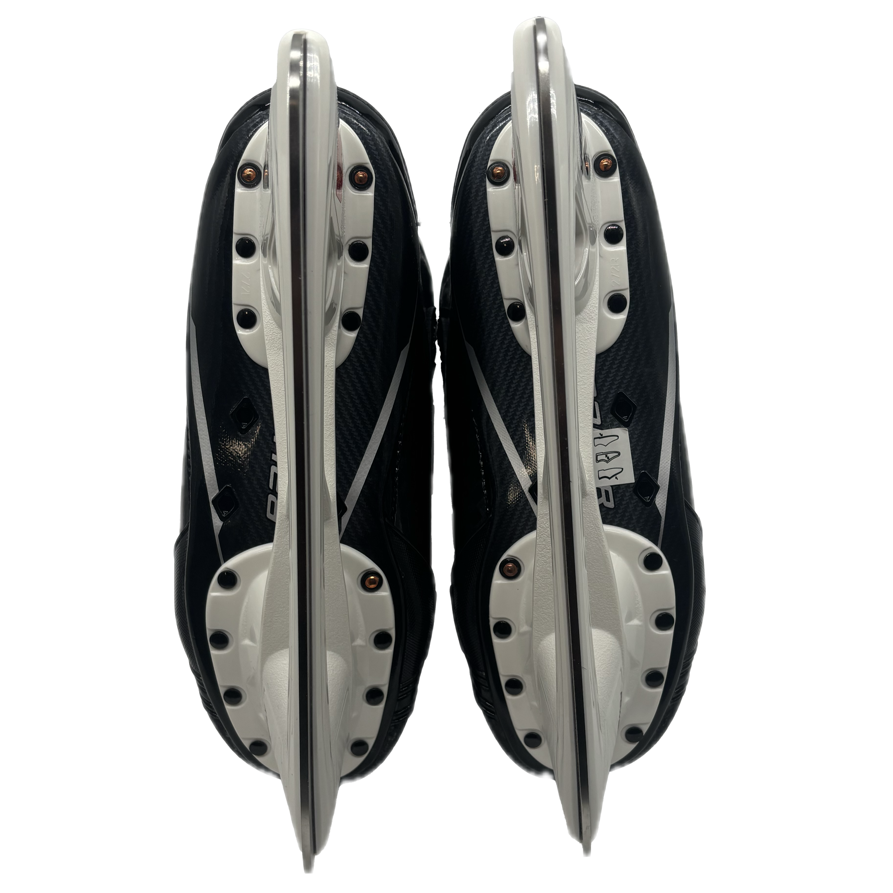 Bauer Supreme Mach - Pro Stock Hockey Skates - Size 8D (Red)