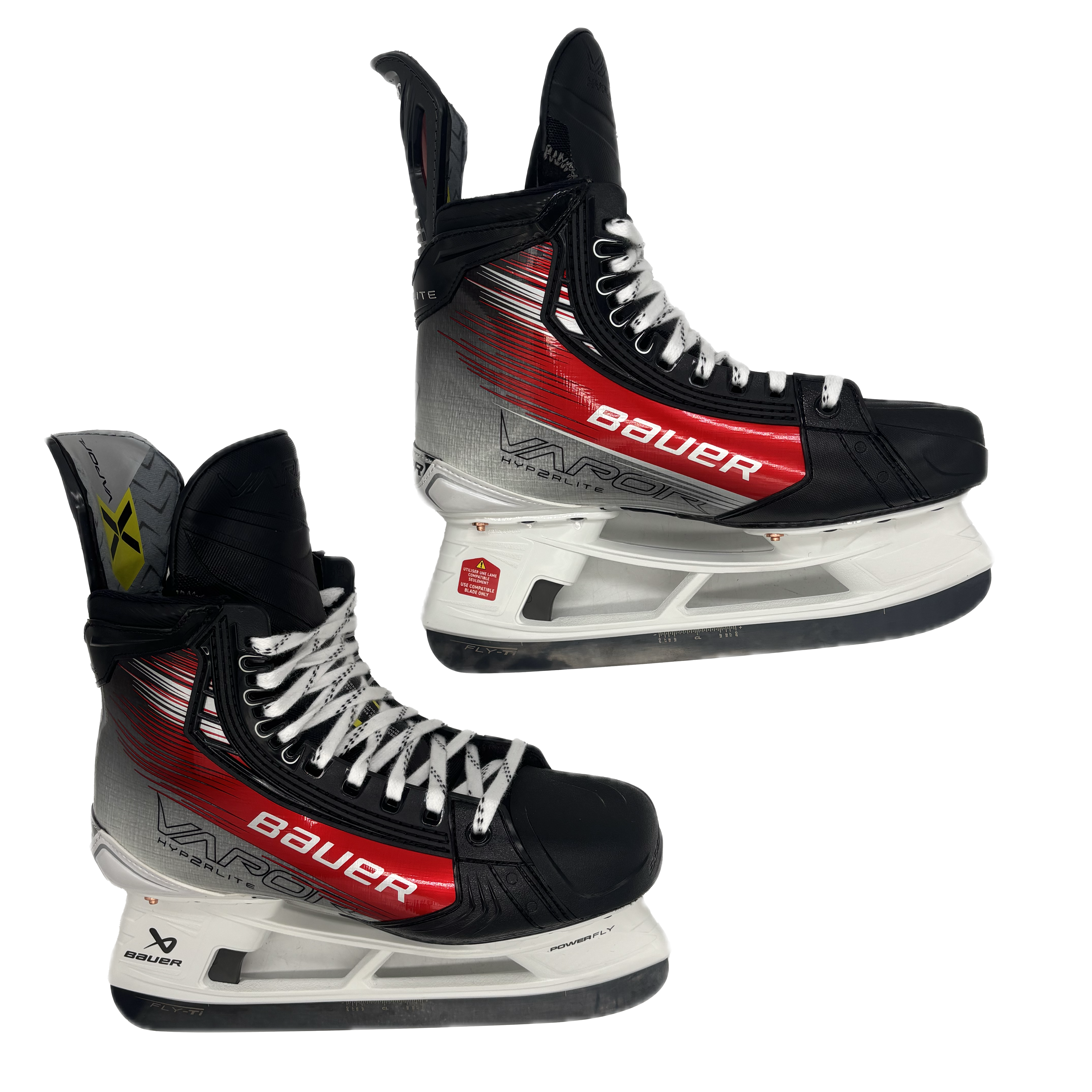 Bauer Vapor Hyperlite 2 - NCAA Pro Stock Hockey Skates - Size 8E (Red)
