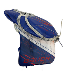 Bauer Vapor Hyperlite 2 - Ensemble de gardien de but complet Pro Stock Senior d'occasion (blanc/bleu/rouge)