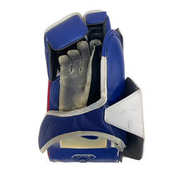 Bauer Vapor Hyperlite 2 - Ensemble de gardien de but complet Pro Stock Senior d'occasion (blanc/bleu/rouge)